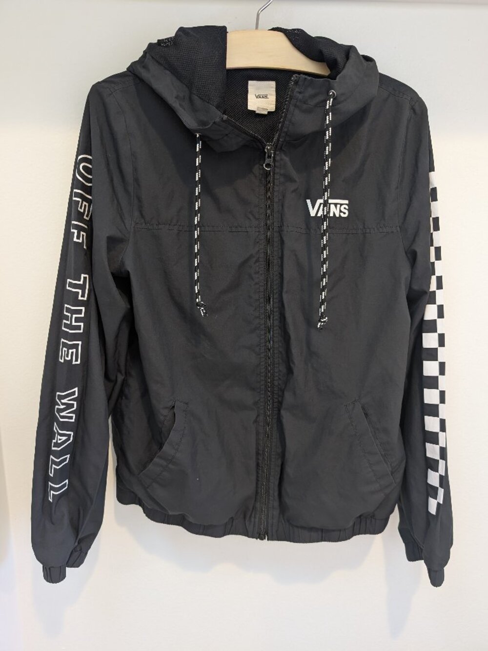 Vans Off The Wall Lightweight Hooded Jacket Size Small